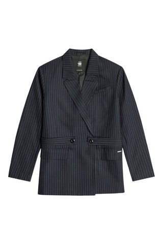Giacca Adjustable Pinstripe - Blu notte