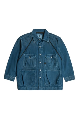 Giacca oversize in jeans Chore - Blu