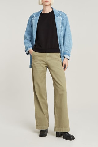 Top in cotone bio Open Back - Nero