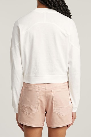 Top in cotone bio Constructed - Bianco