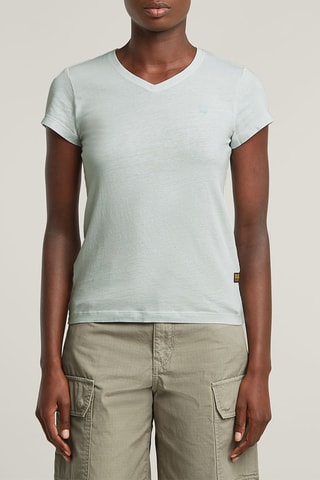 Top in cotone bio Eyben - Celeste