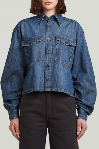 Camicia relaxed in jeans Staq - Blu