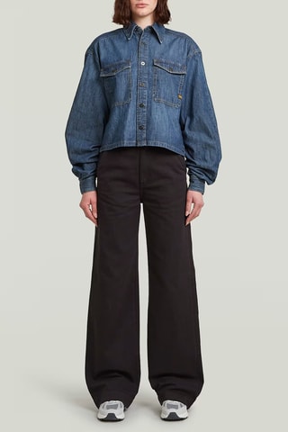 Camicia relaxed in jeans Staq - Blu