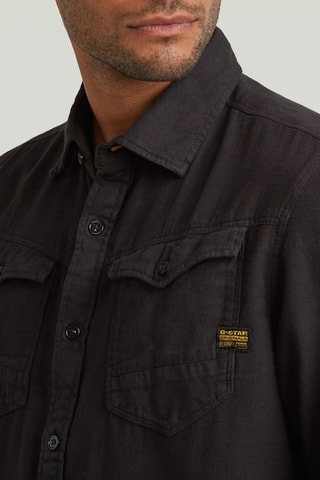 Camicia slim Arc 3d - Nero