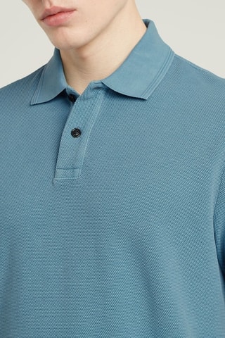 Polo regular in cotone bio Essential - Cobalto
