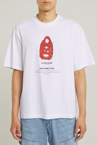 T-shirt oversize in cotone bio Boxy - Bianco