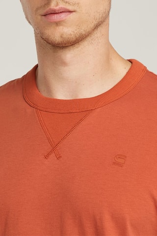 T-shirt regular in cotone bio Nifous - Rosso