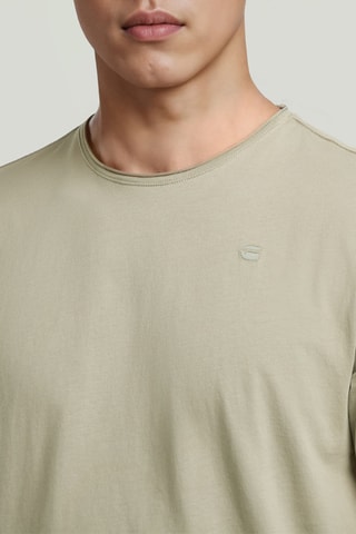 T-shirt regular in cotone bio Essential - Beige chiaro