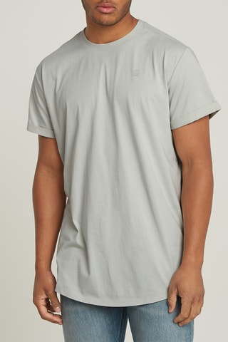 T-shirt relaxed in cotone bio Lash - Grigio chiaro