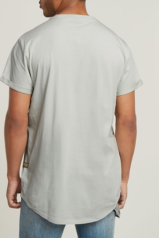 T-shirt relaxed in cotone bio Lash - Grigio chiaro