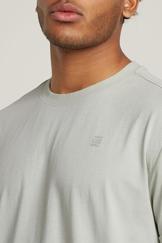 T-shirt relaxed in cotone bio Lash - Grigio chiaro