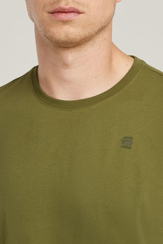 T-shirt regular in cotone bio Base - Kaki