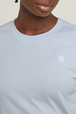 T-shirt regular in cotone bio Nifous - Celeste