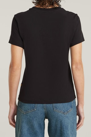 T-shirt regular in cotone bio Embro - Nero