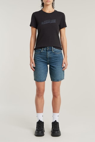 T-shirt regular in cotone bio Embro - Nero