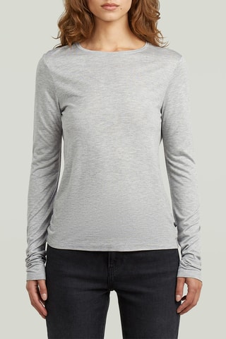 T-shirt regular - Grigio melange