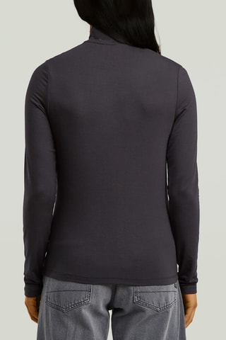 T-shirt regular Mock - Nero