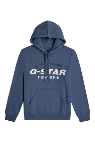 Felpa con cappuccio Logo Hooded - Cobalto