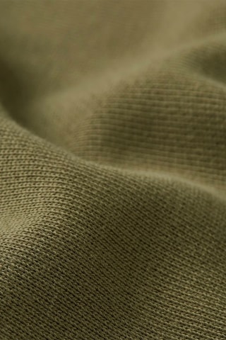 Felpa regular in cotone bio G-script - Verde