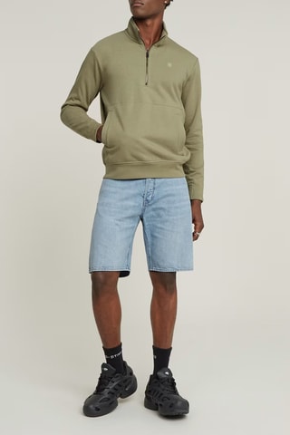 Felpa regular in cotone bio Nifous - Verde