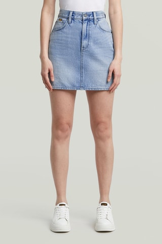 Minigonna in jeans Viktoria - Celeste