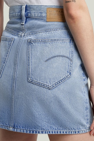 Minigonna in jeans Viktoria - Celeste