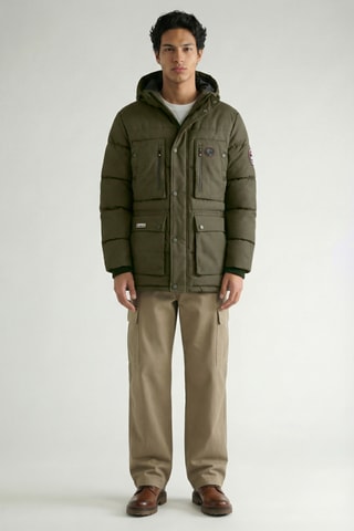 Parka con cappuccio Albertana - Kaki