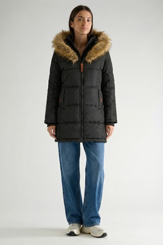 Parka con cappuccio - Nero 