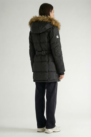 Parka con cappuccio - Nero 