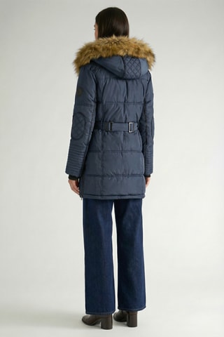 Parka con cappuccio - Navy 