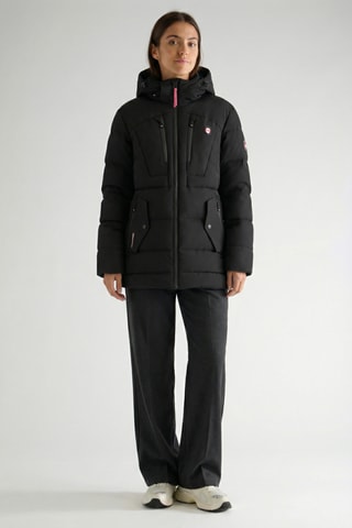 Parka matelassé con cappuccio Cachotana - Nero