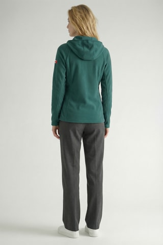 Giacca in pile con cappuccio Tugoodana - Verde scuro