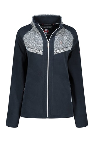 Chaqueta polar Urithana - Azul marino y crudo