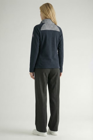 Chaqueta polar Urithana - Azul marino y crudo