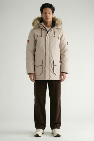 Giacca con cappuccio Claudana - Beige