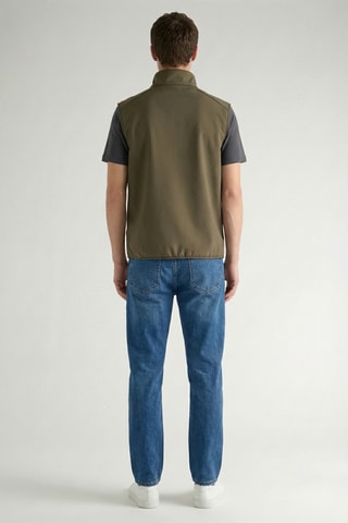 Giacca in pile Softshell senza maniche Veskana - Kaki