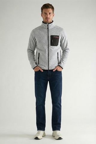 Giacca in pile Titlana - Grigio chiaro melange