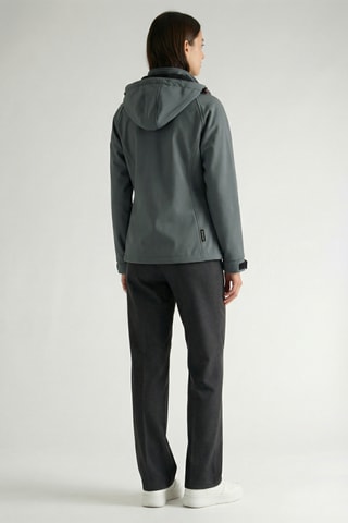 Giacca con cappuccio Softshell Tacerana - Grigio