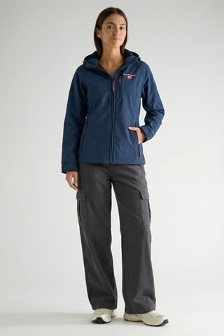 Chaqueta con capucha Softshell Tacerana - Azul