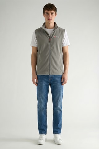 Giacca in pile senza maniche Vugana - Grigio scuro