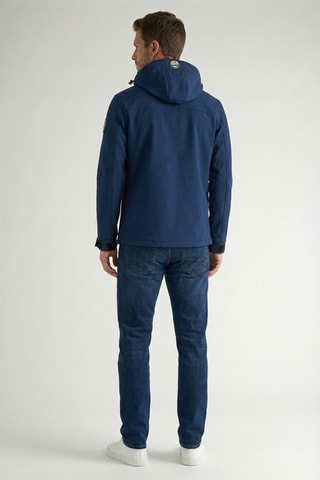 Giacca Softshell con cappuccio Takeniana - Navy 