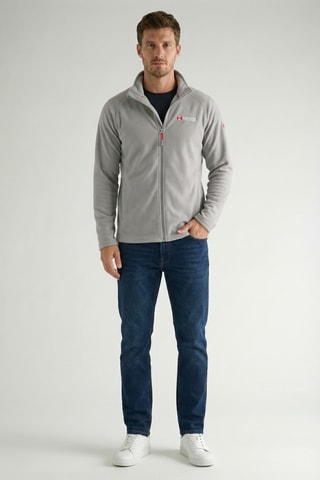 Giacca in pile - Grigio chiaro