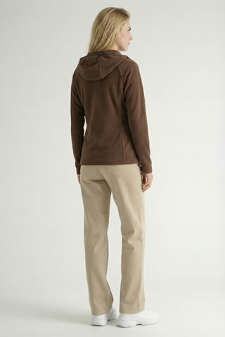 Giacca in pile con cappuccio Tugoodana - Marrone