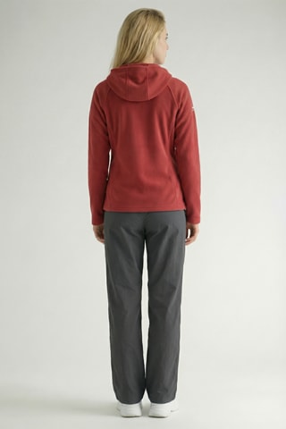 Giacca in pile con cappuccio Tugoodana - Bordeaux