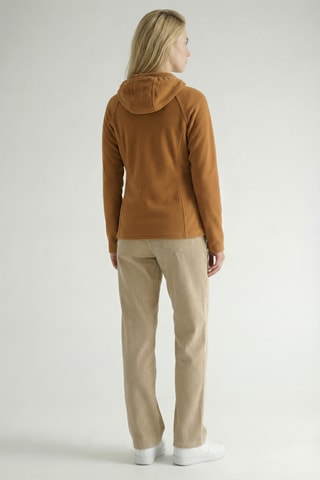 Giacca in pile con cappuccio Tugoodana - Cammello