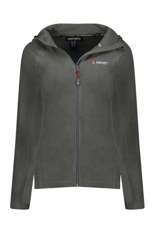 Giacca in pile con cappuccio Tugoodana - Grigio scuro