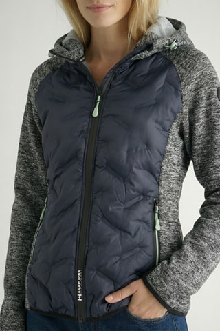 Giacca in pile Tagadana - Grigio melange e navy