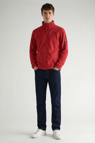 Giacca in pile Uranium - Rosso