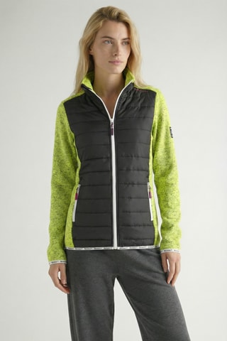 Giacca in pile Tirexana - Giallo e nero