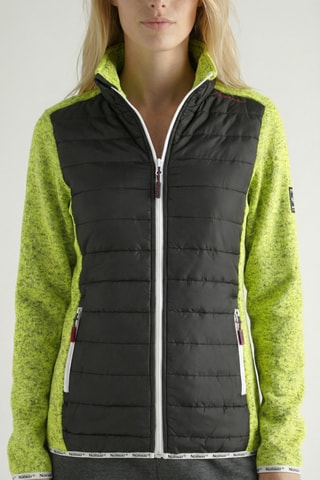 Giacca in pile Tirexana - Giallo e nero